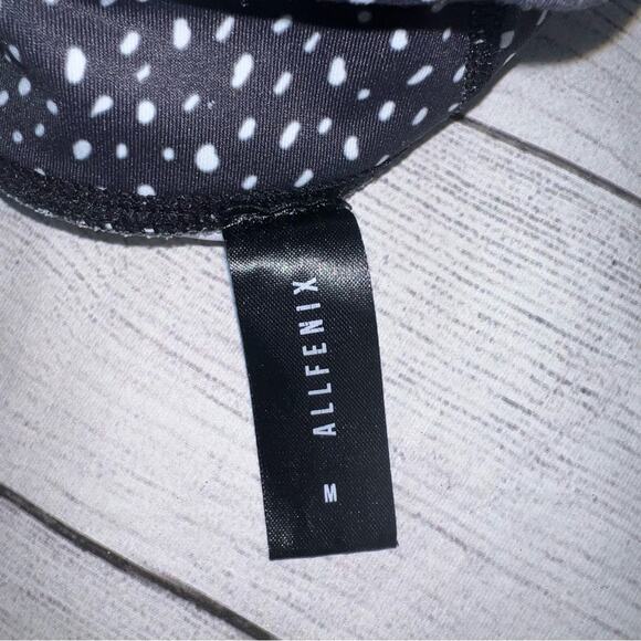 All Fenix Women's Montana 7/8 Leggings Black White Dot High Waist Size Medium - Picture 8 of 10